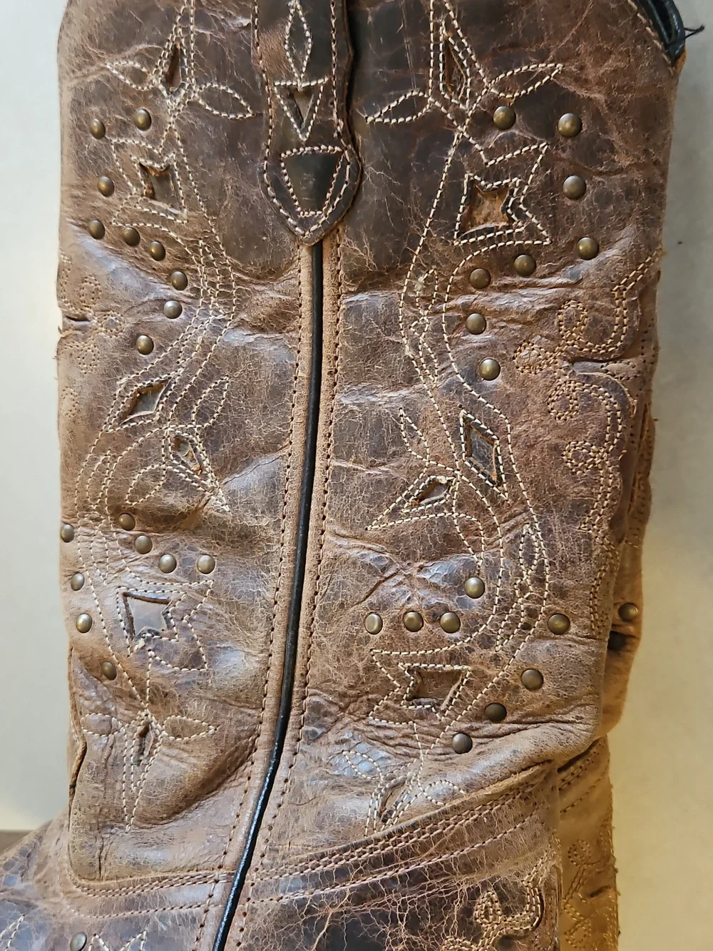 Laredo Western Rust Brown Cowboy Boots - Picture 7 of 15